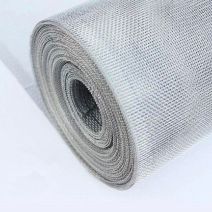 Сетка алюминиевая просечно-вытяжная оцинкованная с мелкой ячейкой в рулонах 2х20х20 мм в&nbsp;Тюмени
